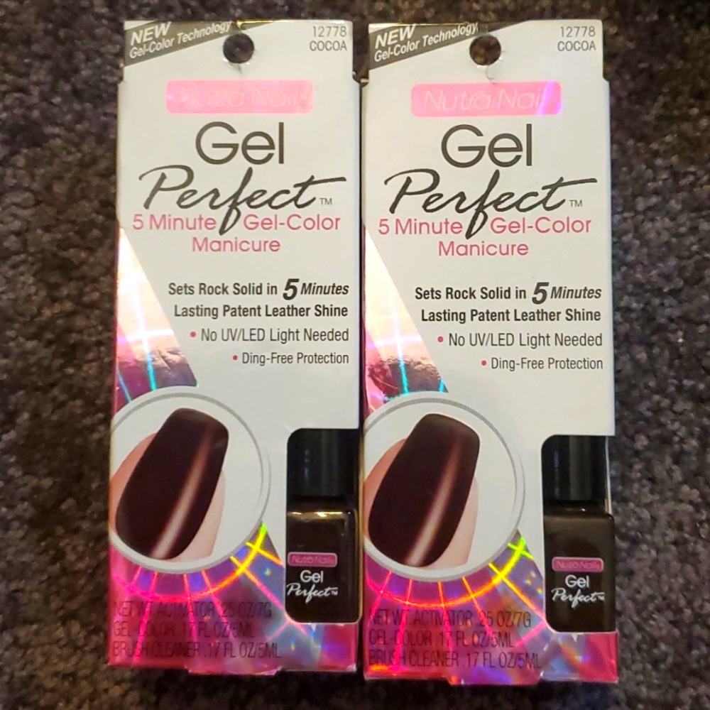 Nutra Nail Gel Perfect 2 boxes, cocoa color